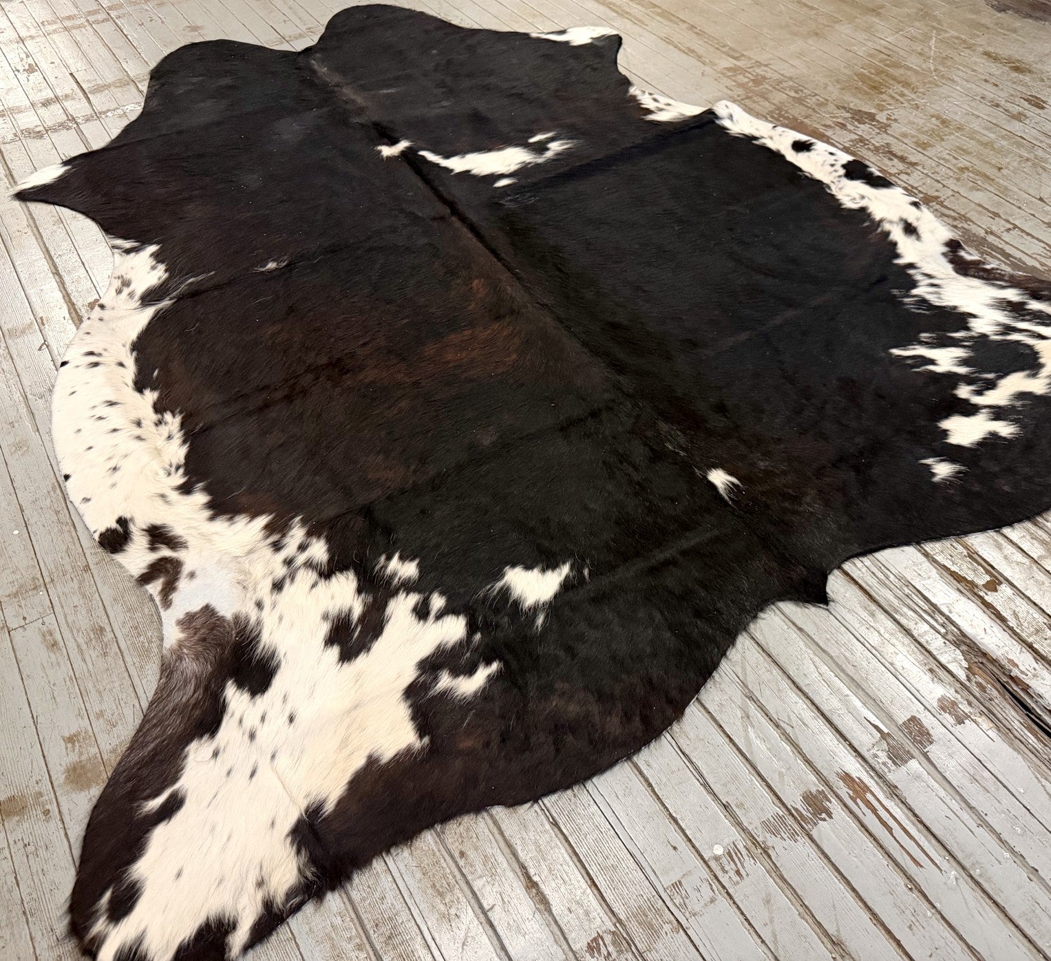 Black & White Cowhide Rug #3124