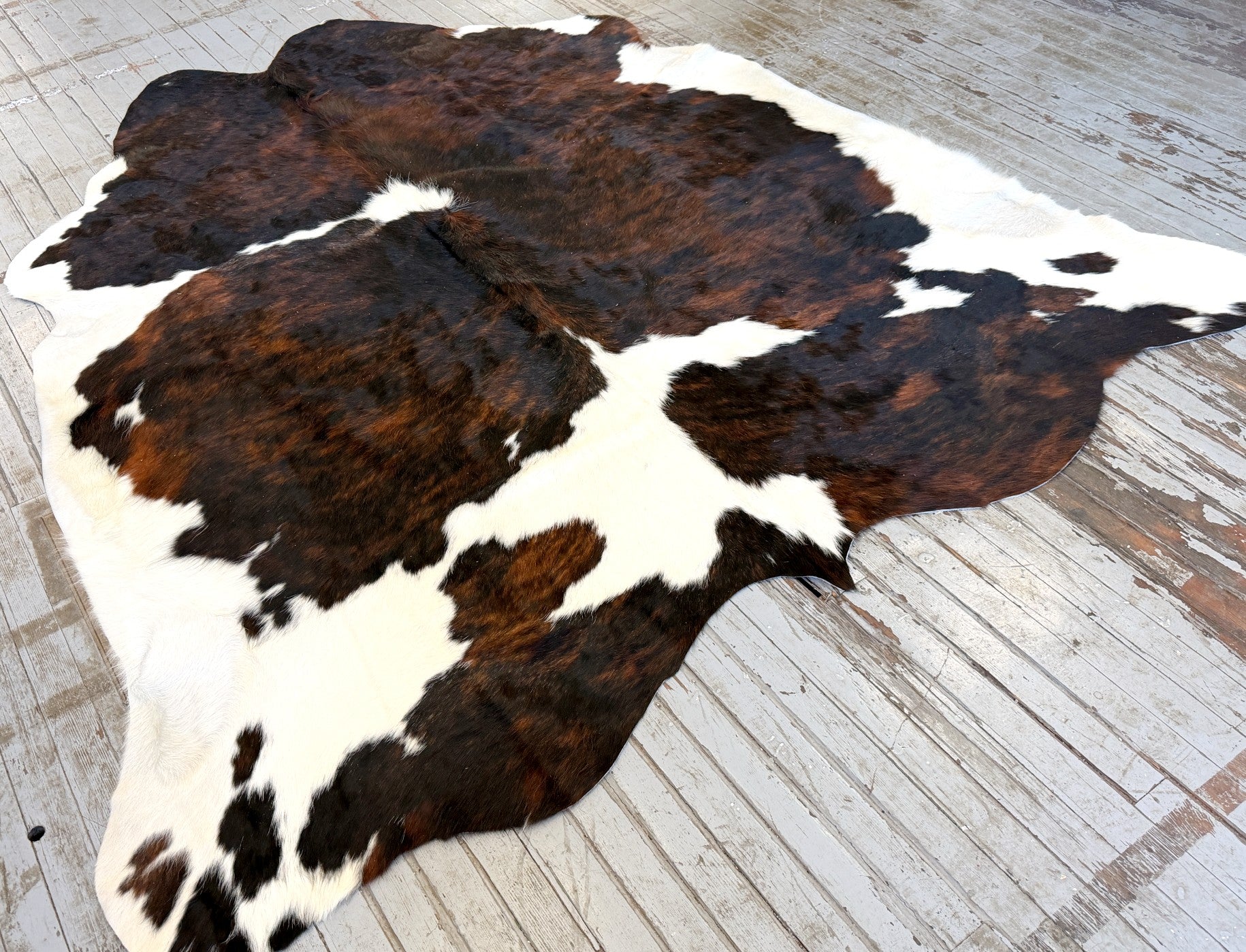 Brindle Spot Cowhide Rug #3139