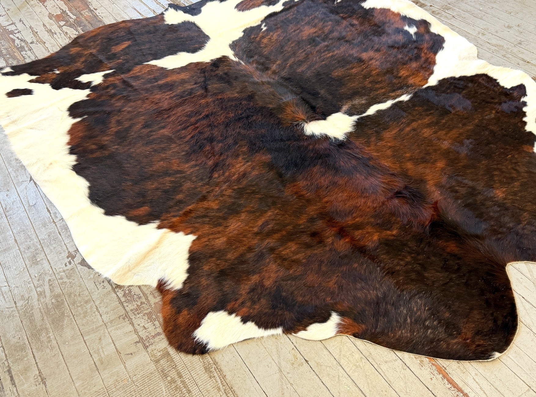 Brindle Spot Cowhide Rug #3139
