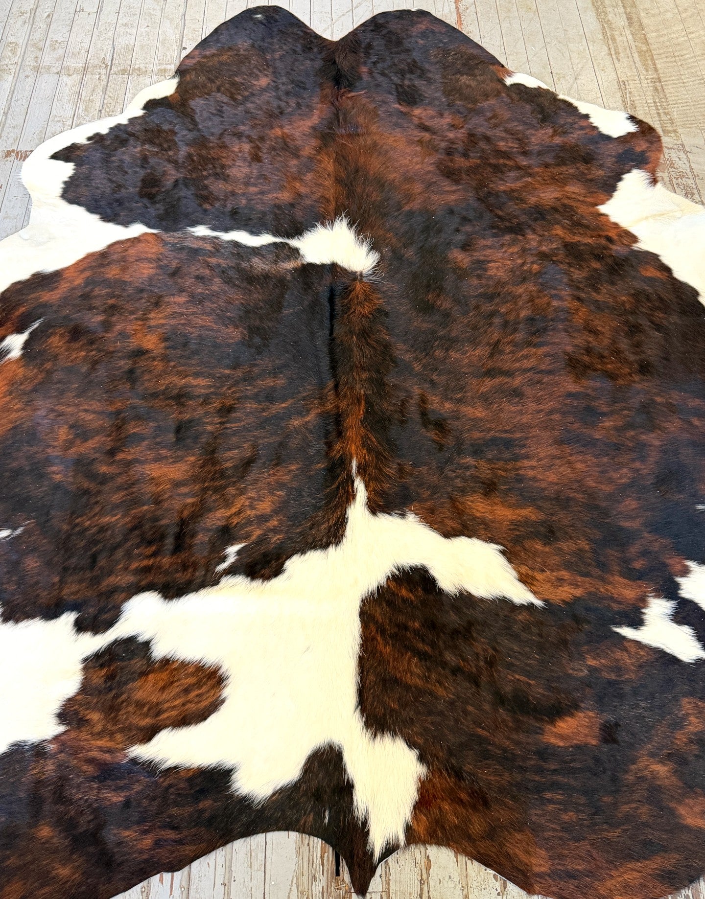 Brindle Spot Cowhide Rug #3139