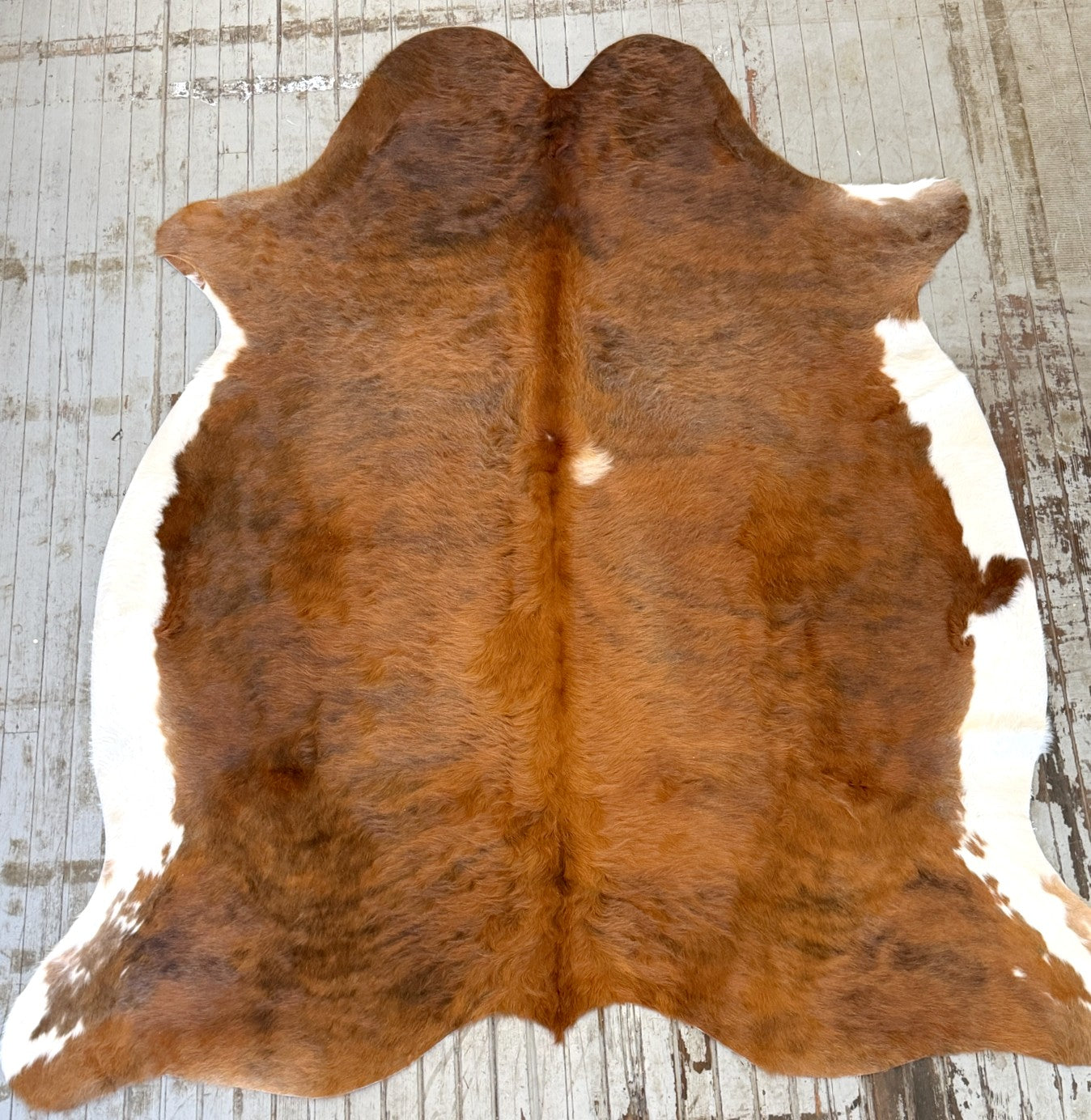 Reddish Brown Cowhide Rug #3143