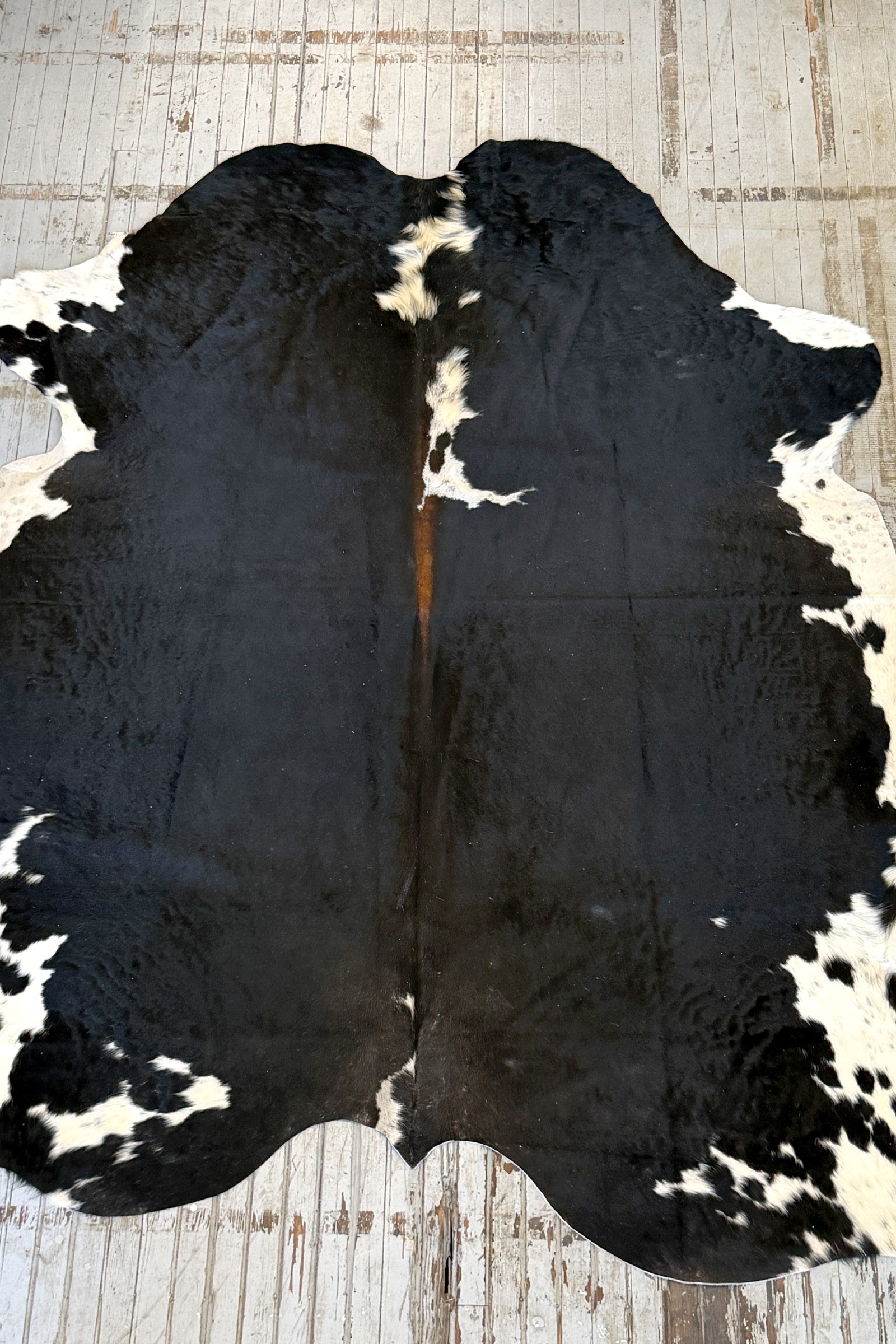Black & White Cowhide Rug #3148