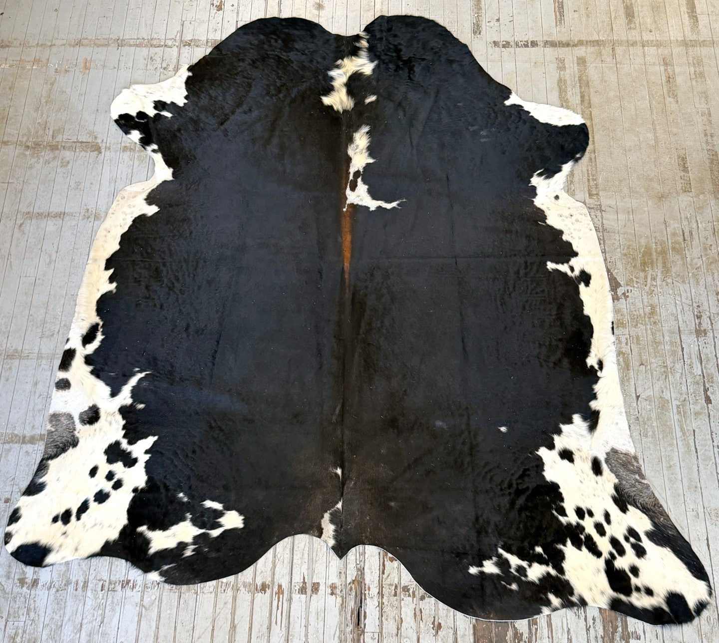 Black & White Cowhide Rug #3148