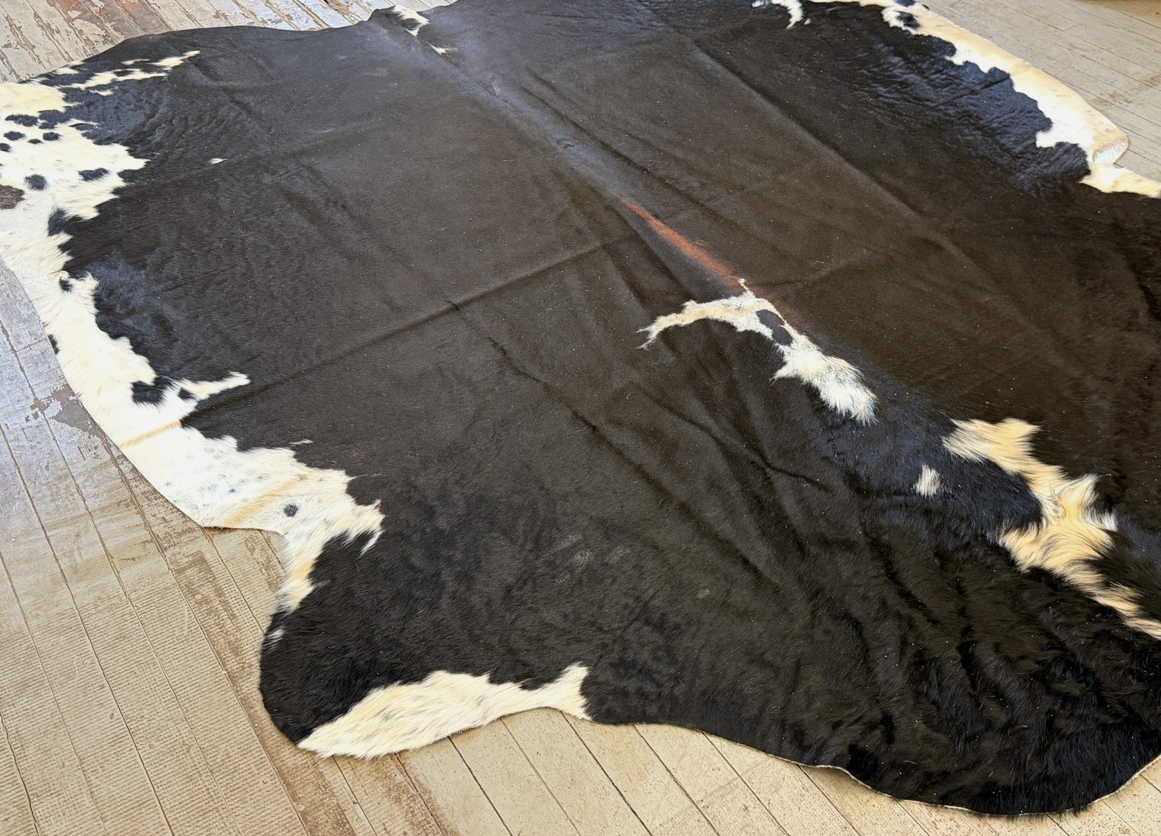 Black & White Cowhide Rug #3148