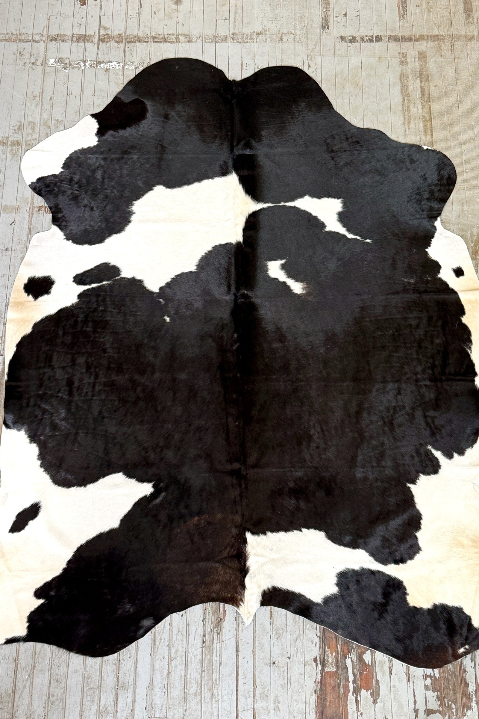 Black & White Cowhide Rug #3149