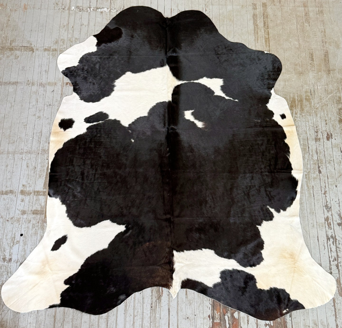 Black & White Cowhide Rug #3149