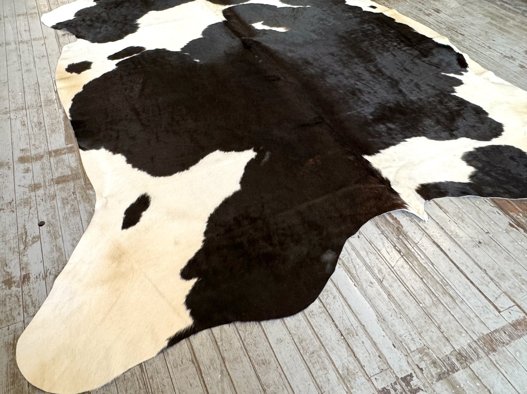 Black & White Cowhide Rug #3149