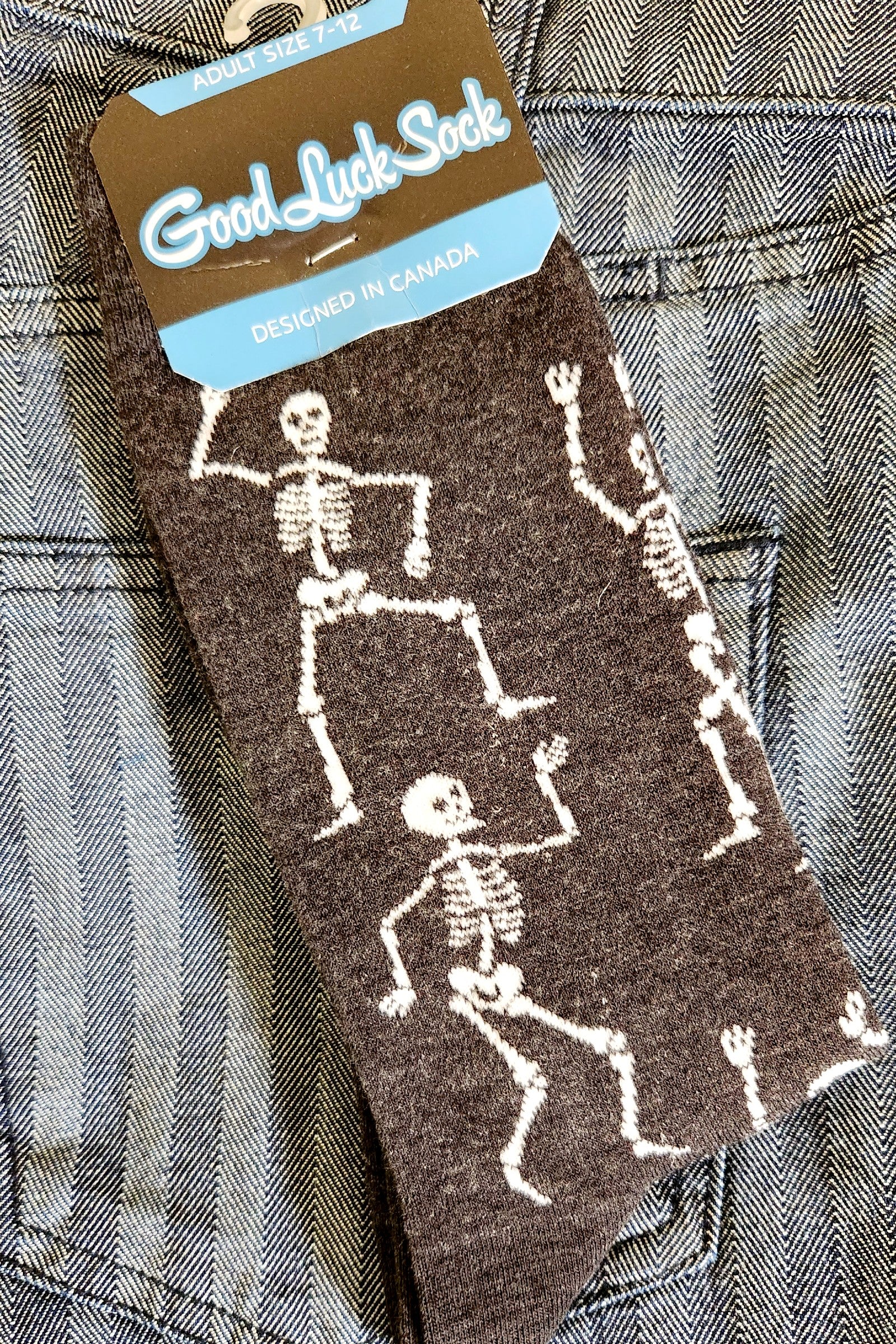 Dancing Skeleton Men's Crew Socks