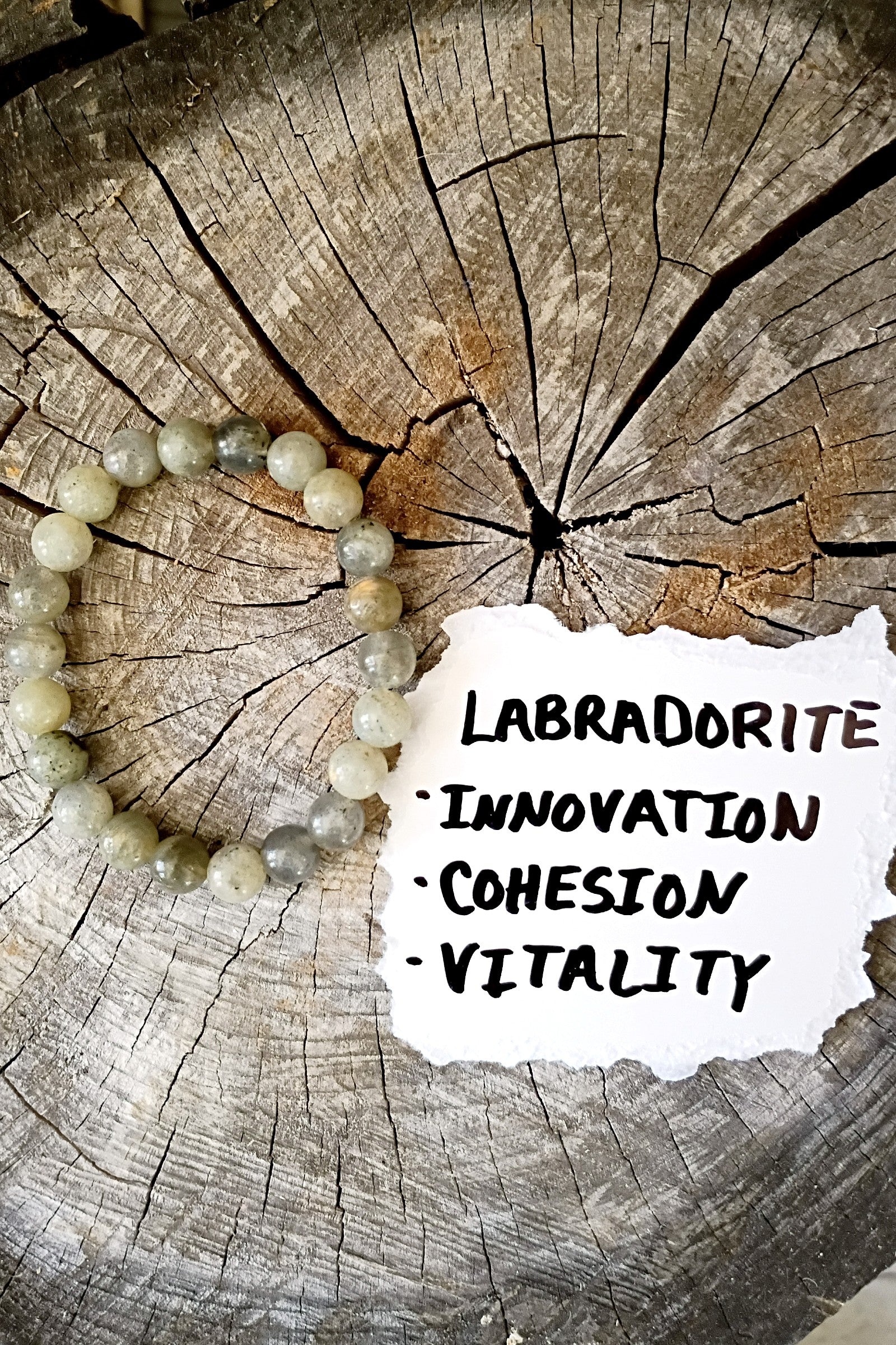 Labradorite Stone Stretch Bracelet