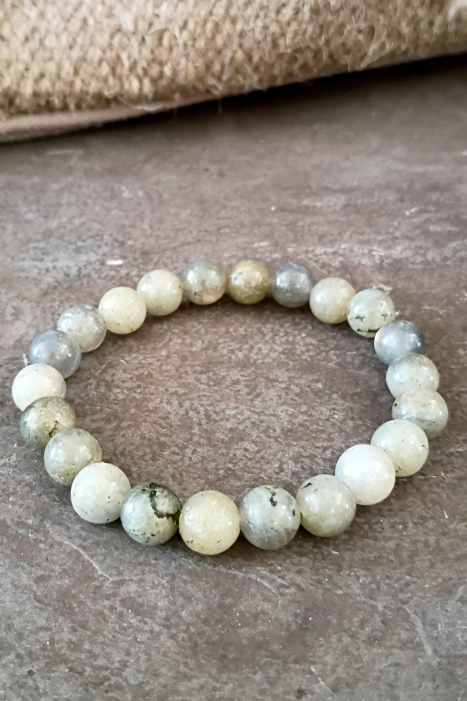 Labradorite Stone Stretch Bracelet