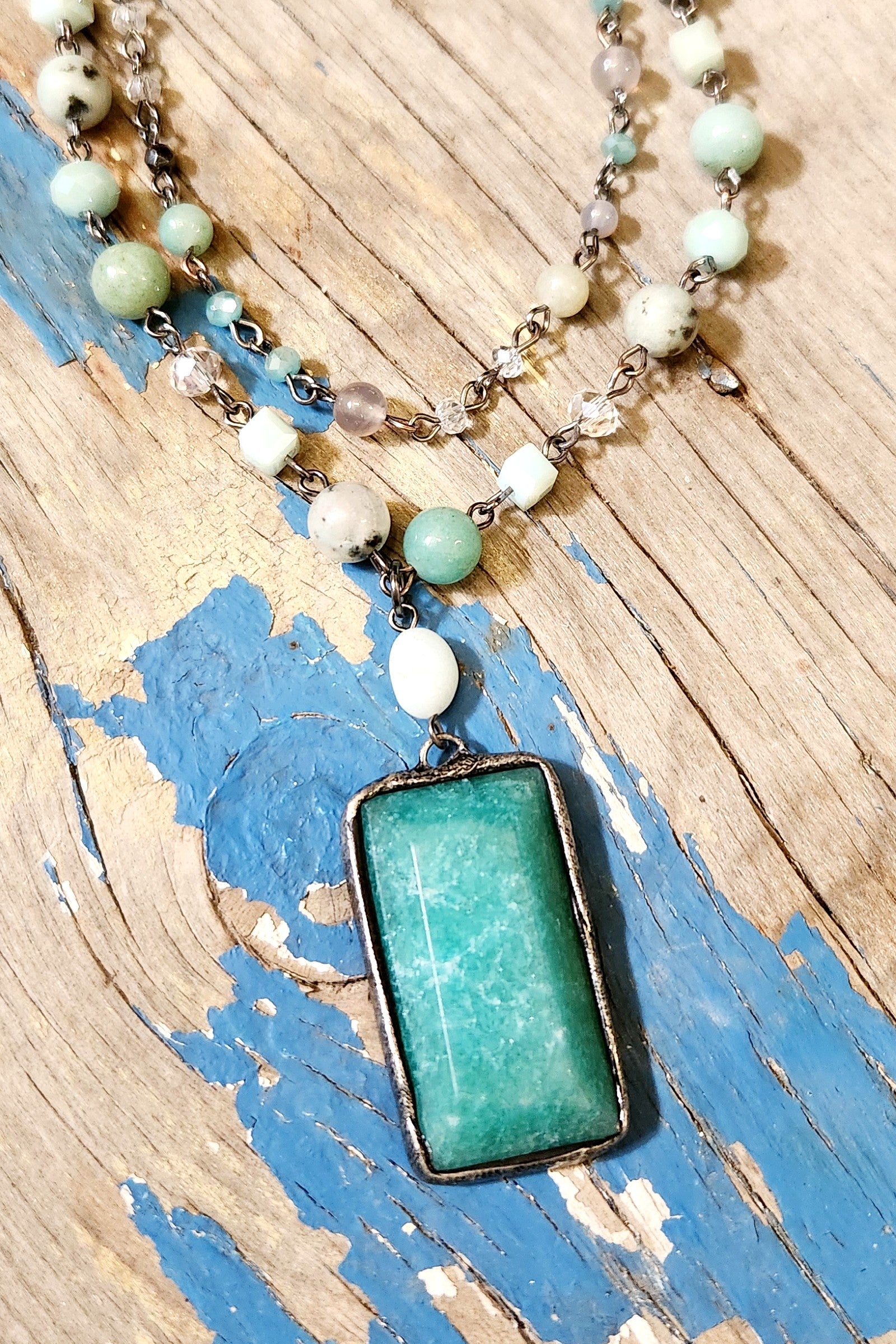 Lexi Amazonite Layered Necklace