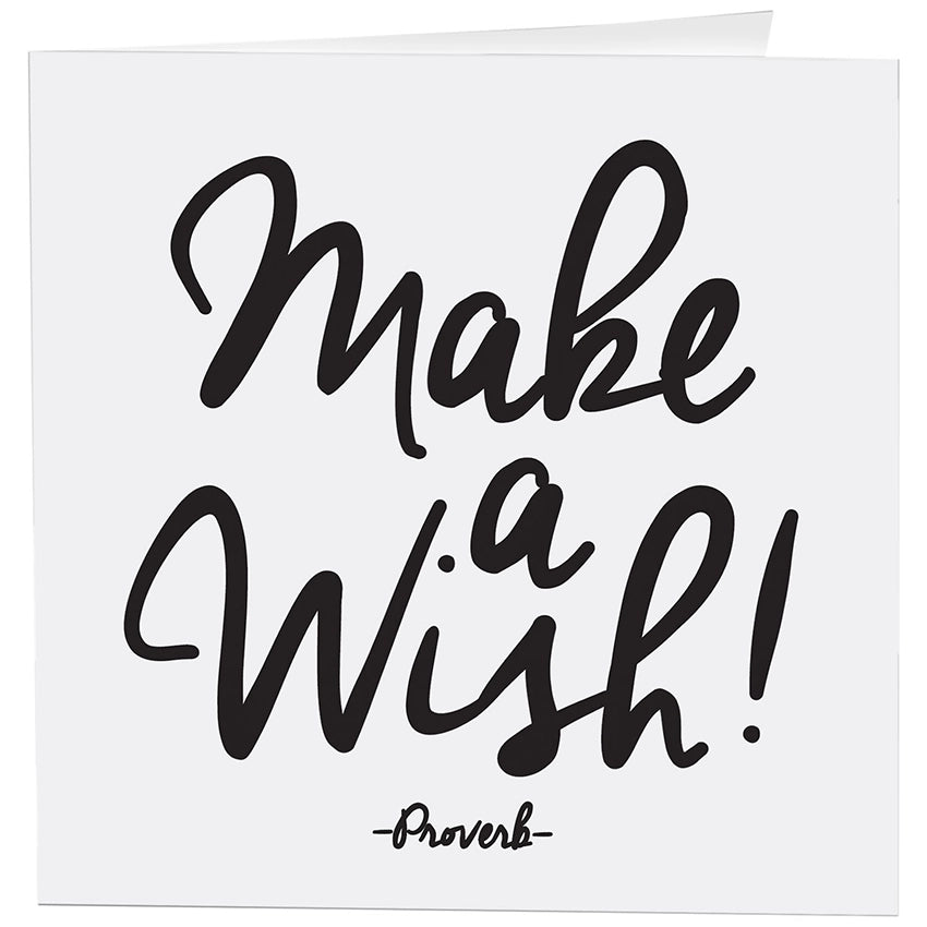 Make a Wish Inspirational Card