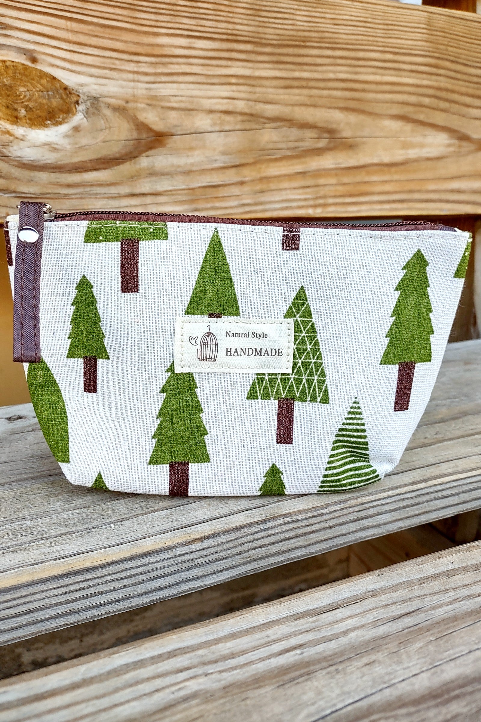 Pine Tree Zipper Pouch