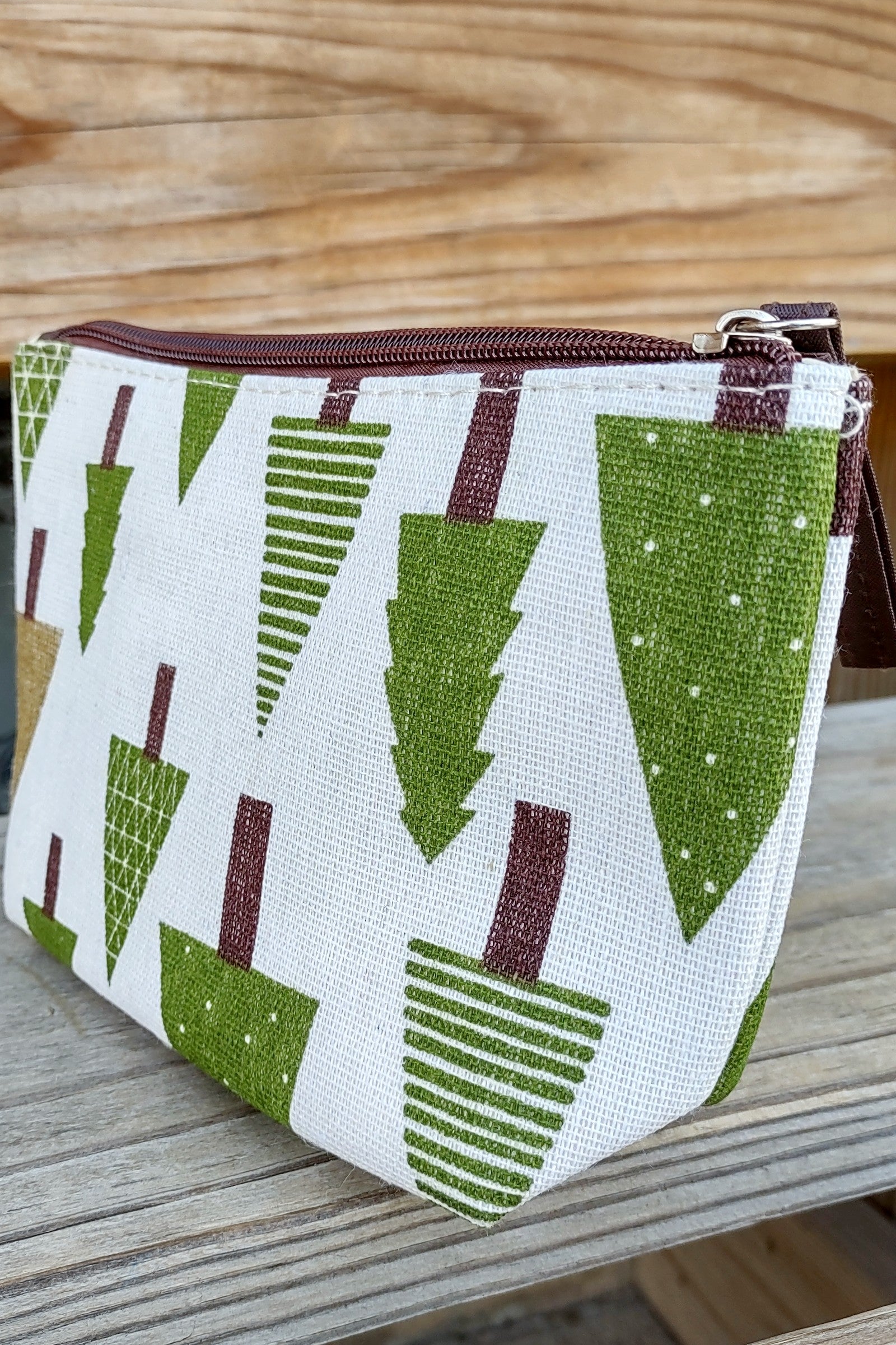 Pine Tree Zipper Pouch