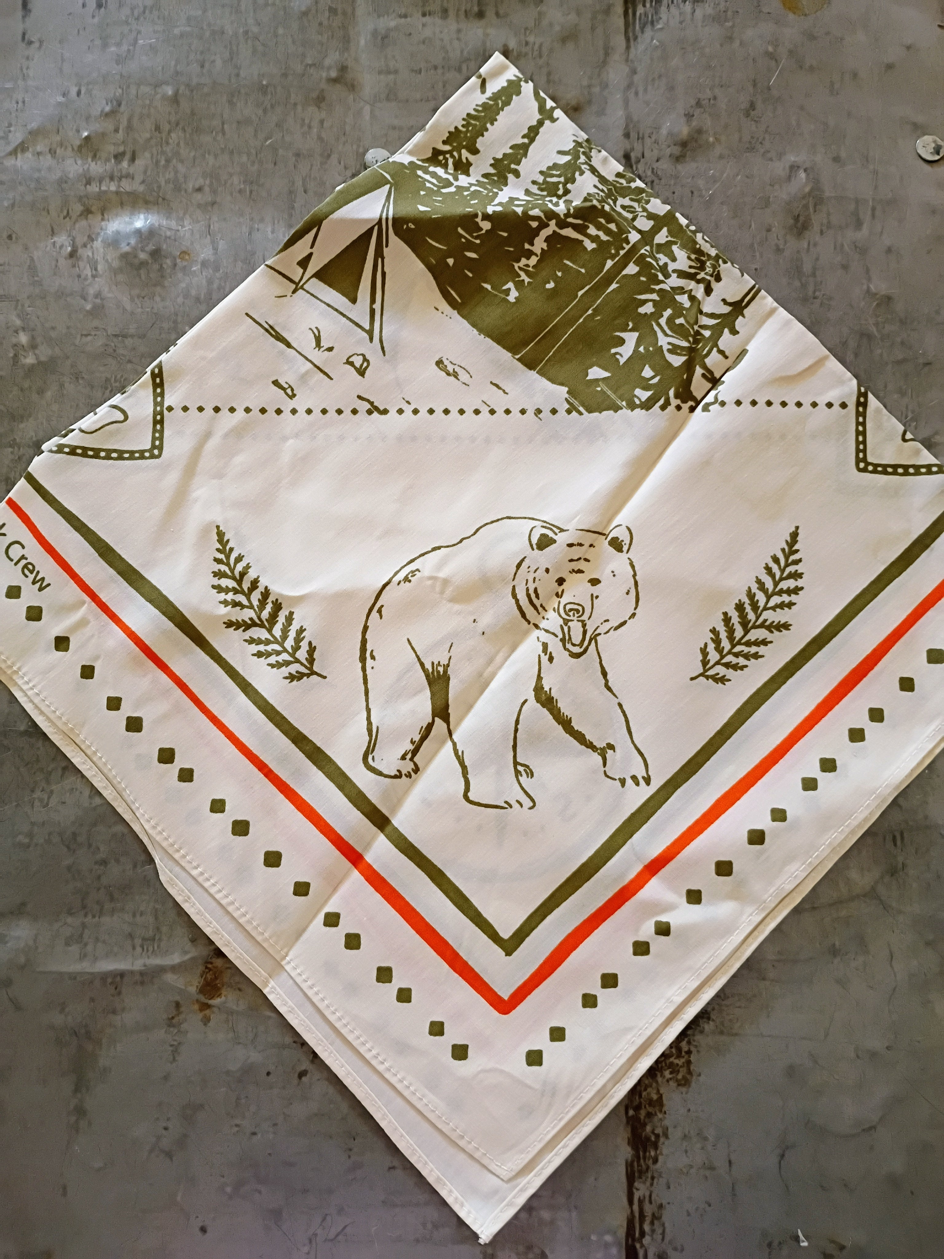 Wilderness Hiker Print Bandana