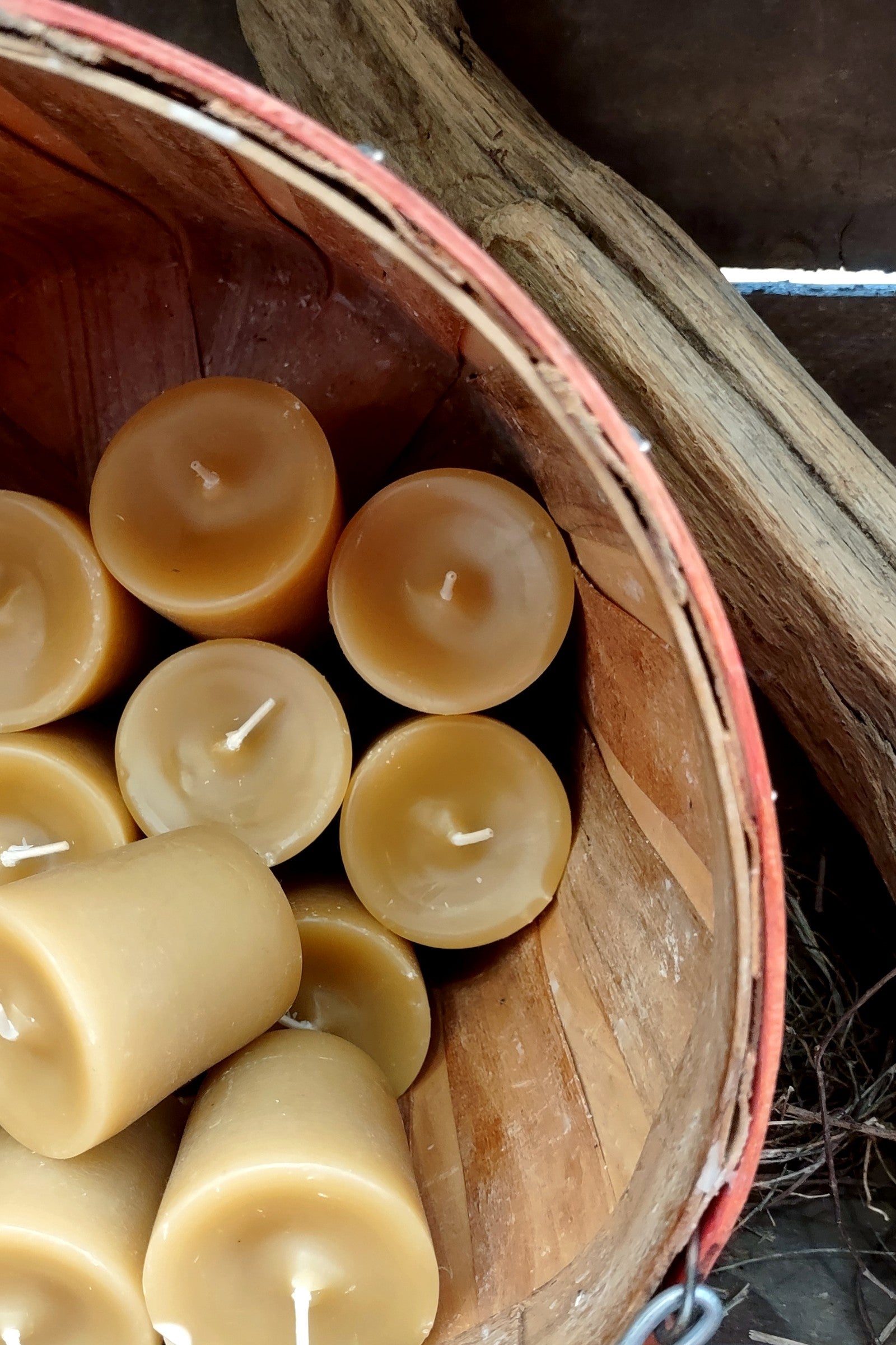 Roll in the Hay Votive Candle