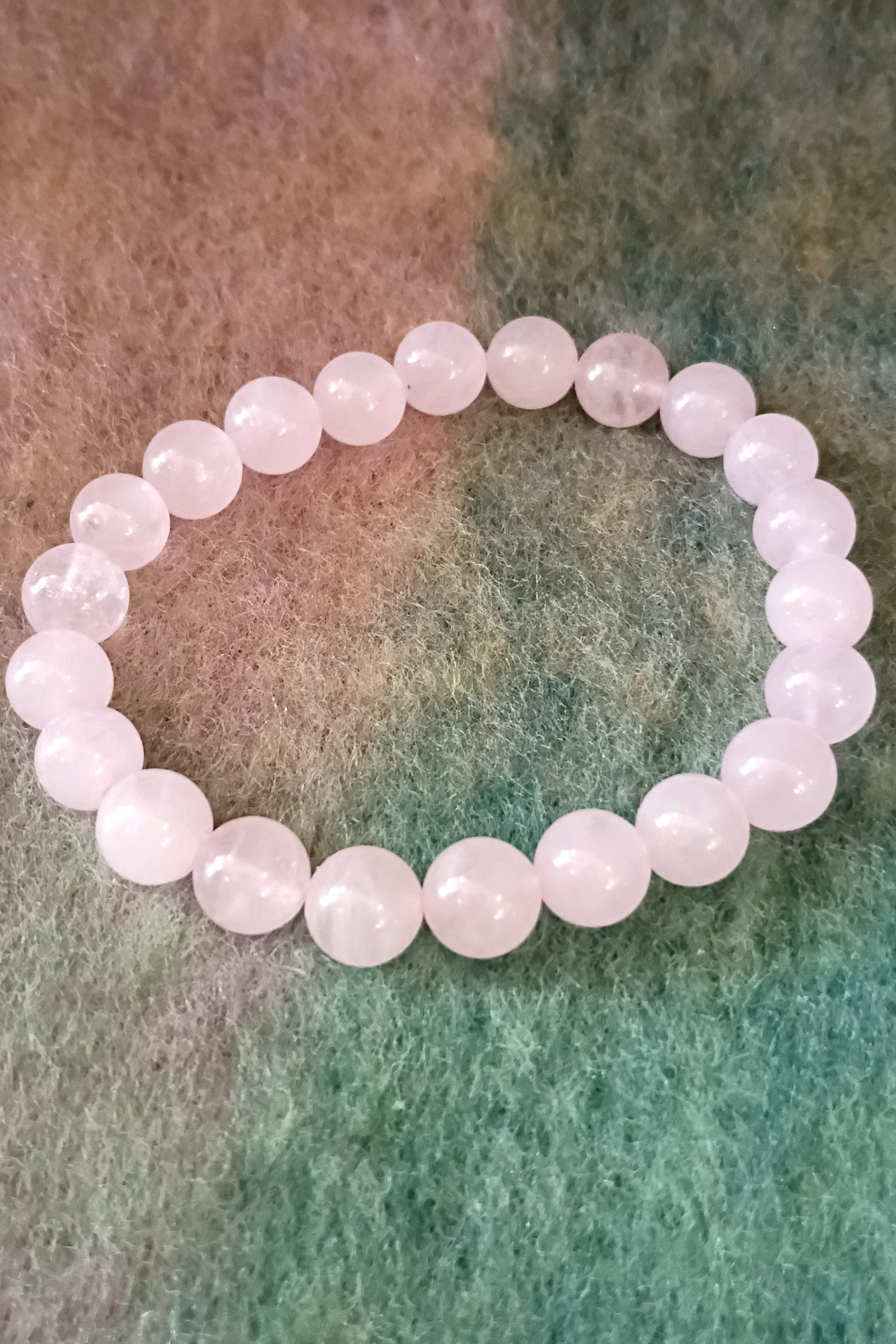 Rose Quartz Stone Stretch Bracelet