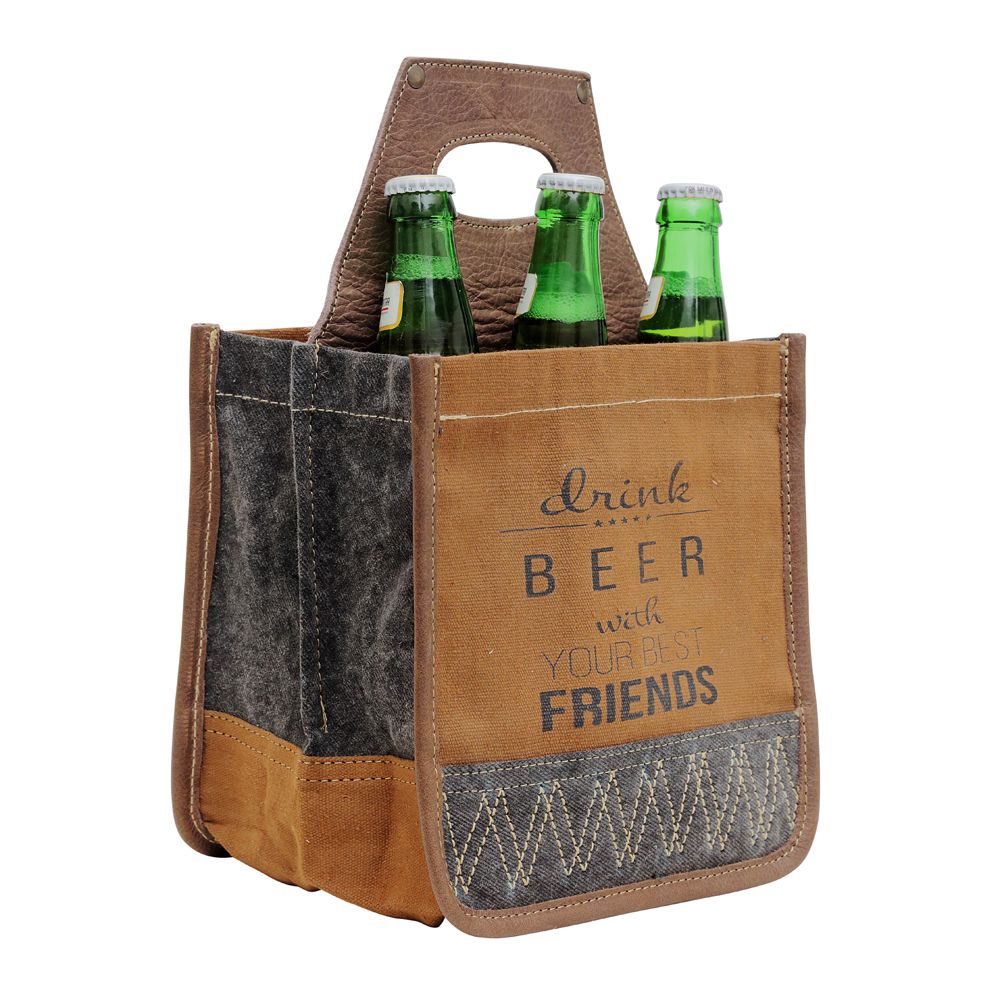 Drink Beer With Friends 6 Pack Drink Caddy