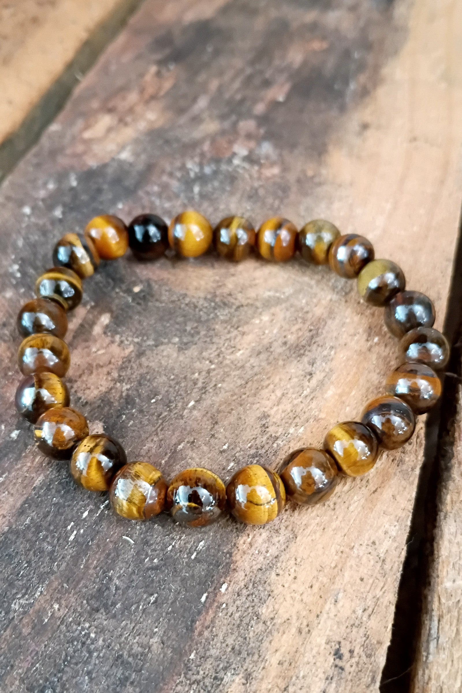 Tiger Eye Stone Stretch Bracelet