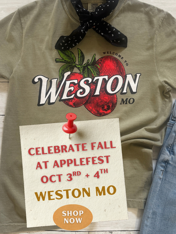 applefest weston mo tshirt and promotion oct 3rd and Oct 4th