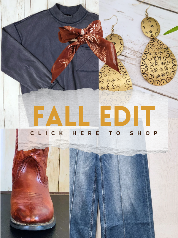 fall clothes edit gray sweatshirt jeans boots big gold earrings