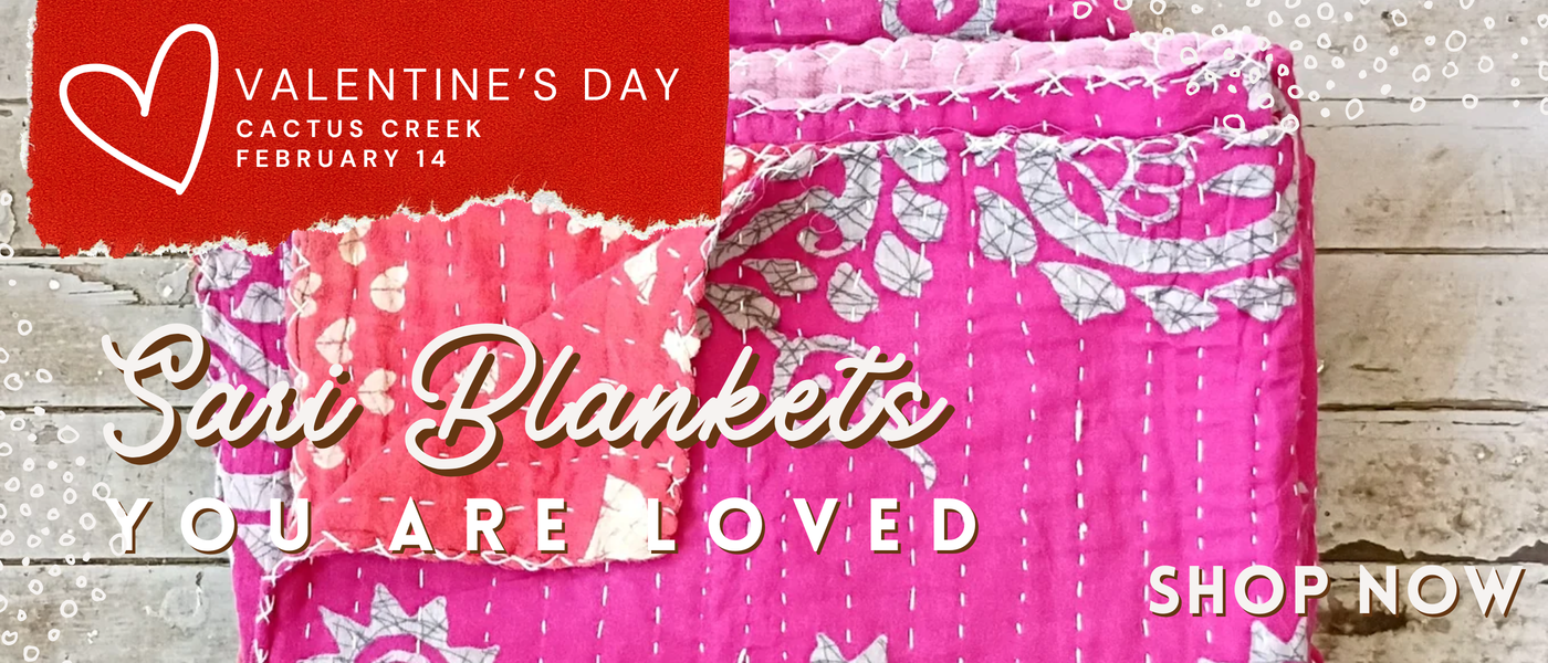 sari blanket gift for valentine's day