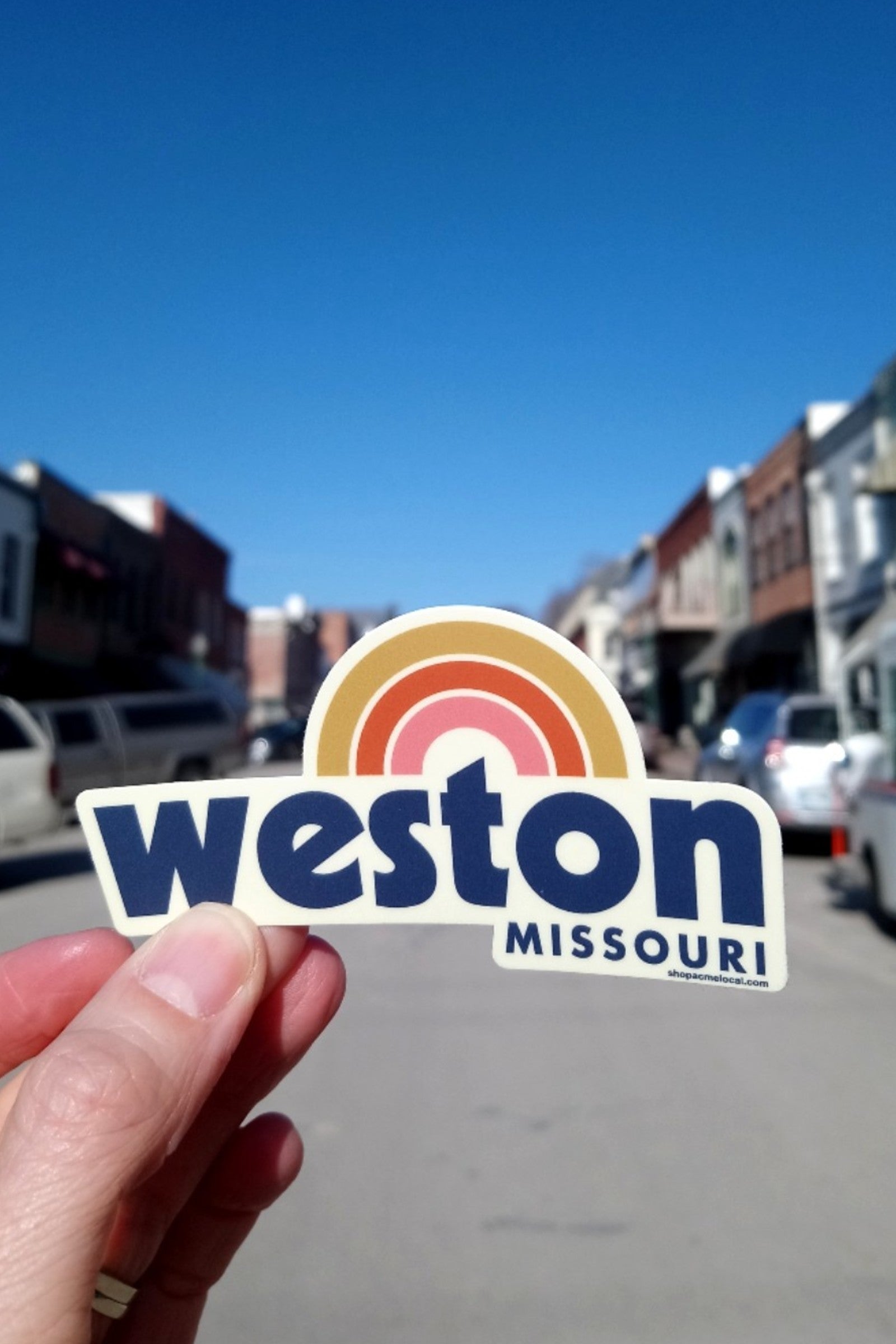 Weston, MO Rainbow Sticker