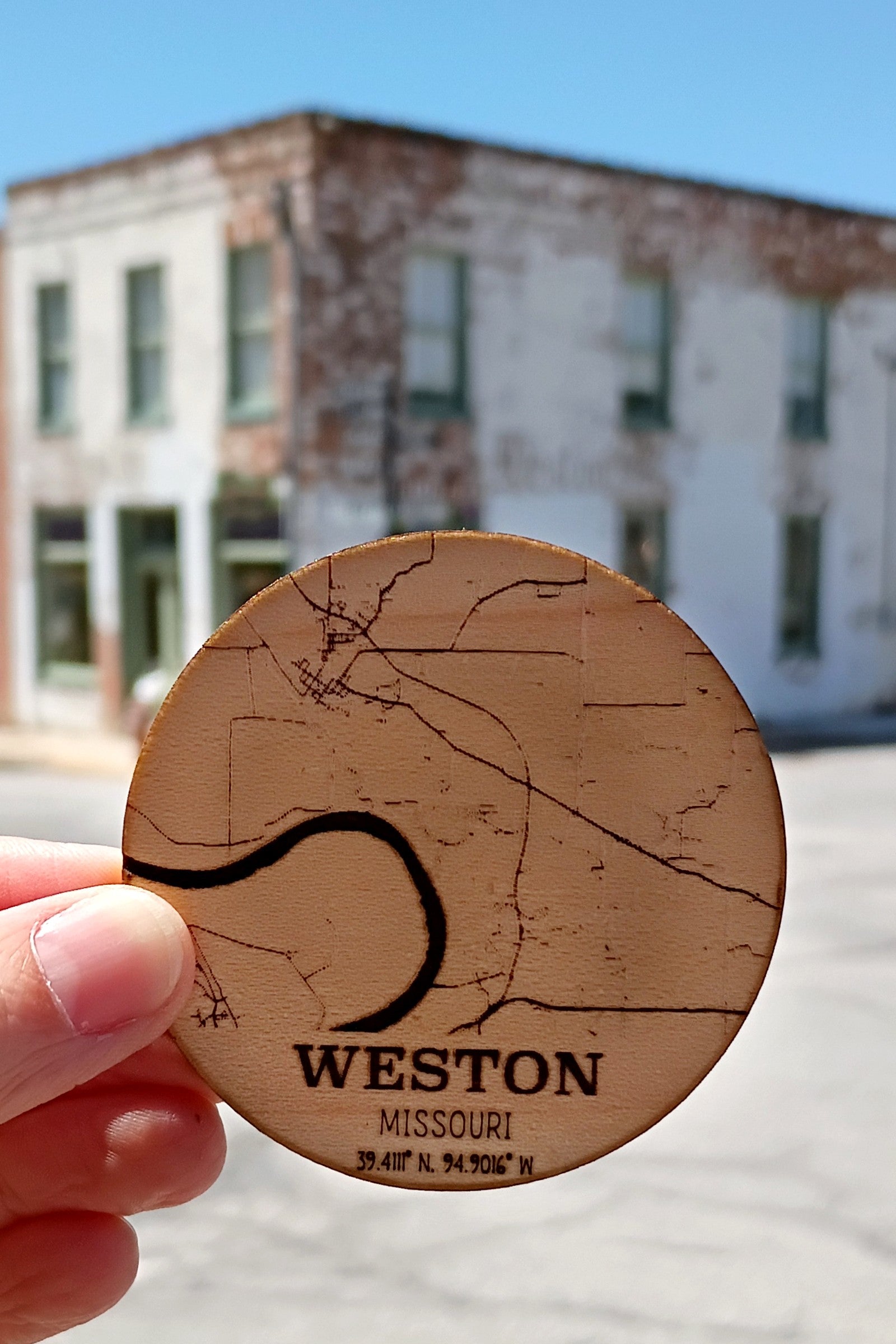 Weston, MO Map Magnet