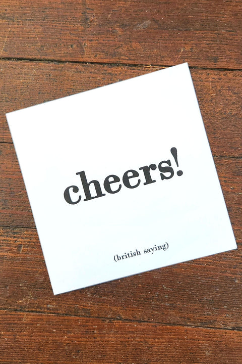 Cheers! Inspirational Card