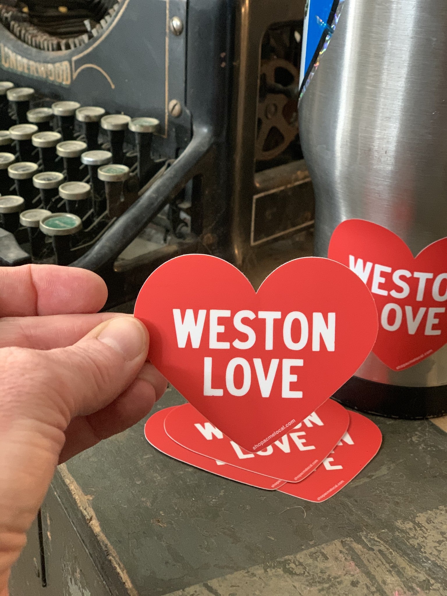 Weston Love Sticker