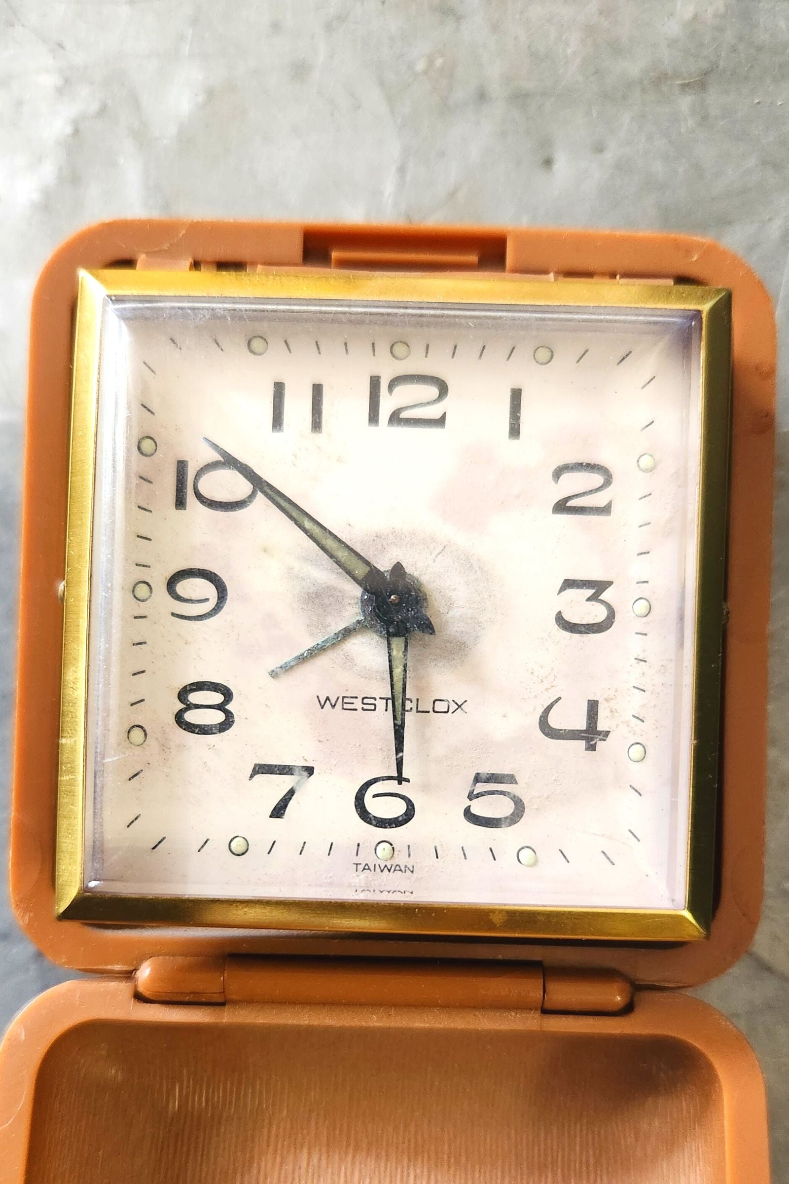 Vintage Westclox Travel Clock