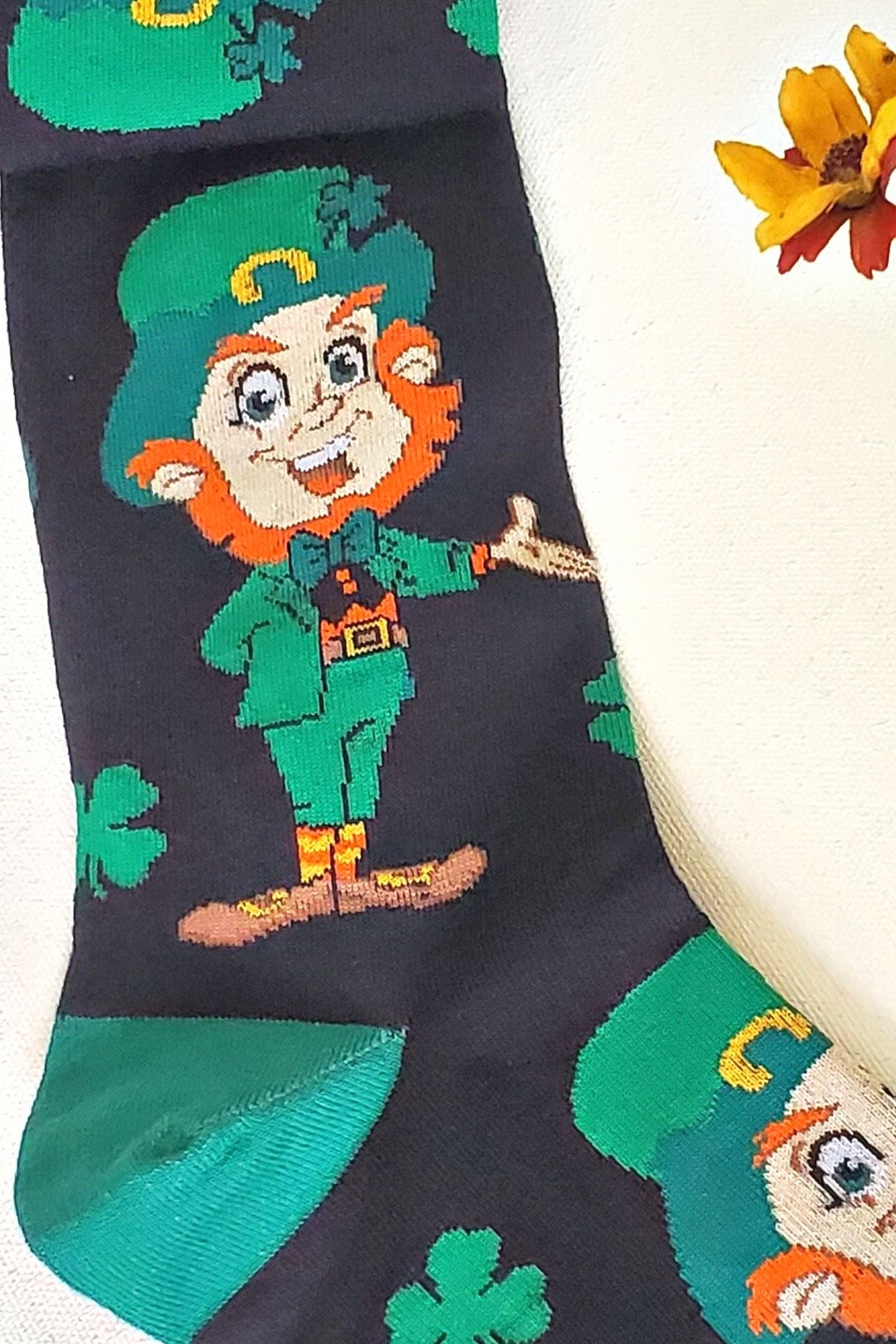 Lucky Leprechauns Men's Crew Socks
