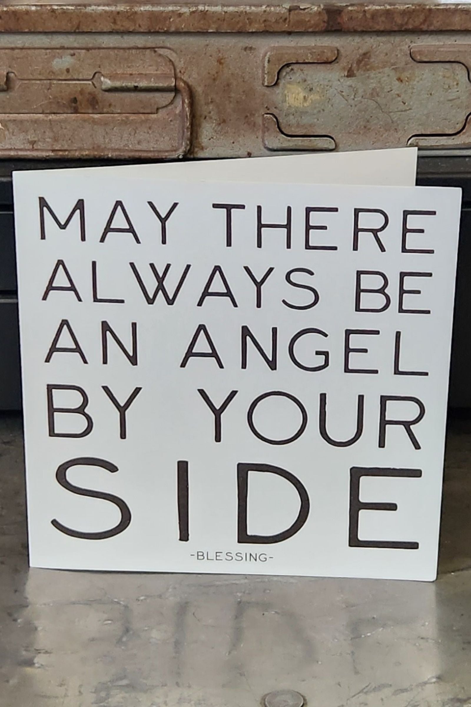 May There Always Be an Angel by Your Side Inspirational Card