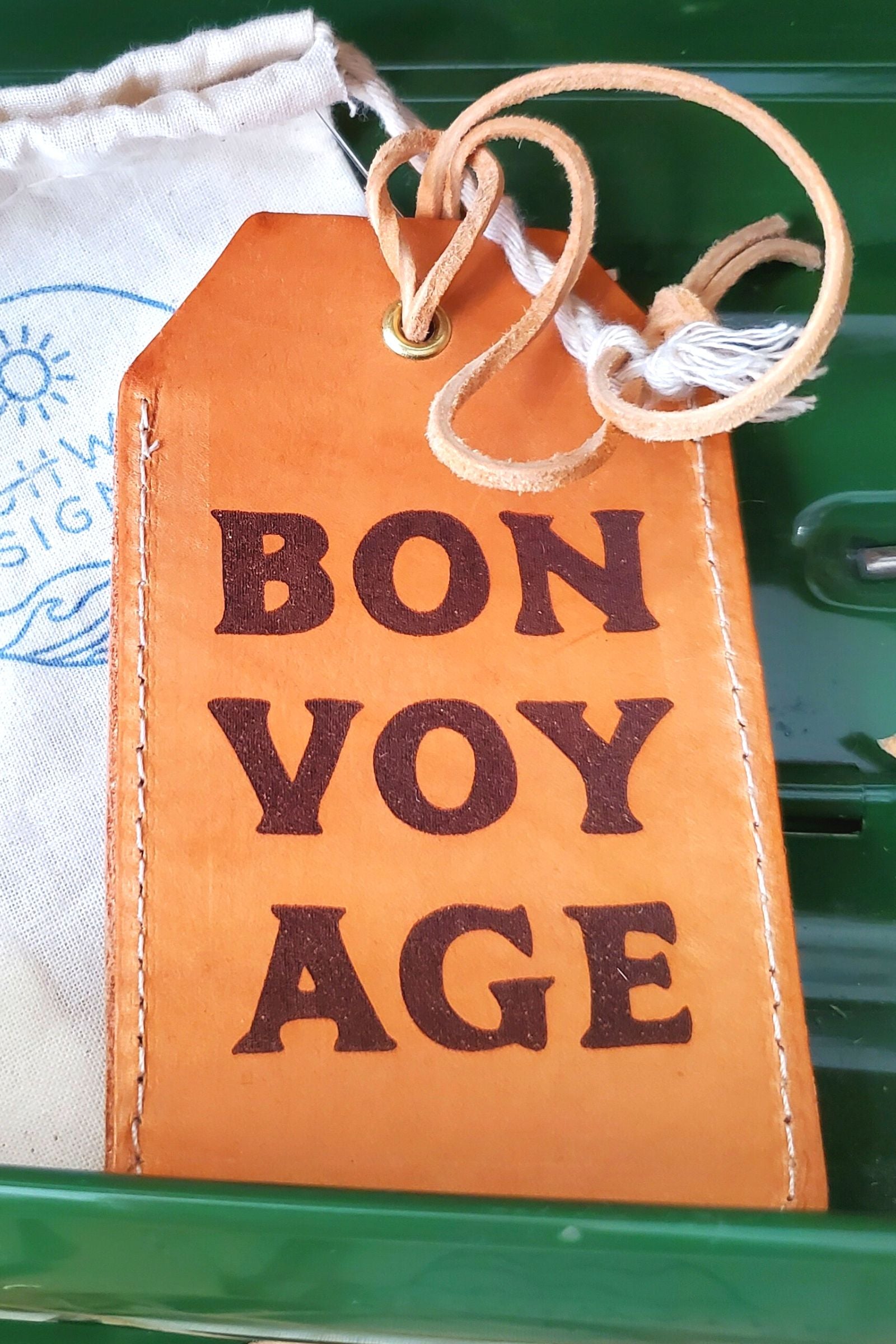 Bon Voyage Leather Luggage