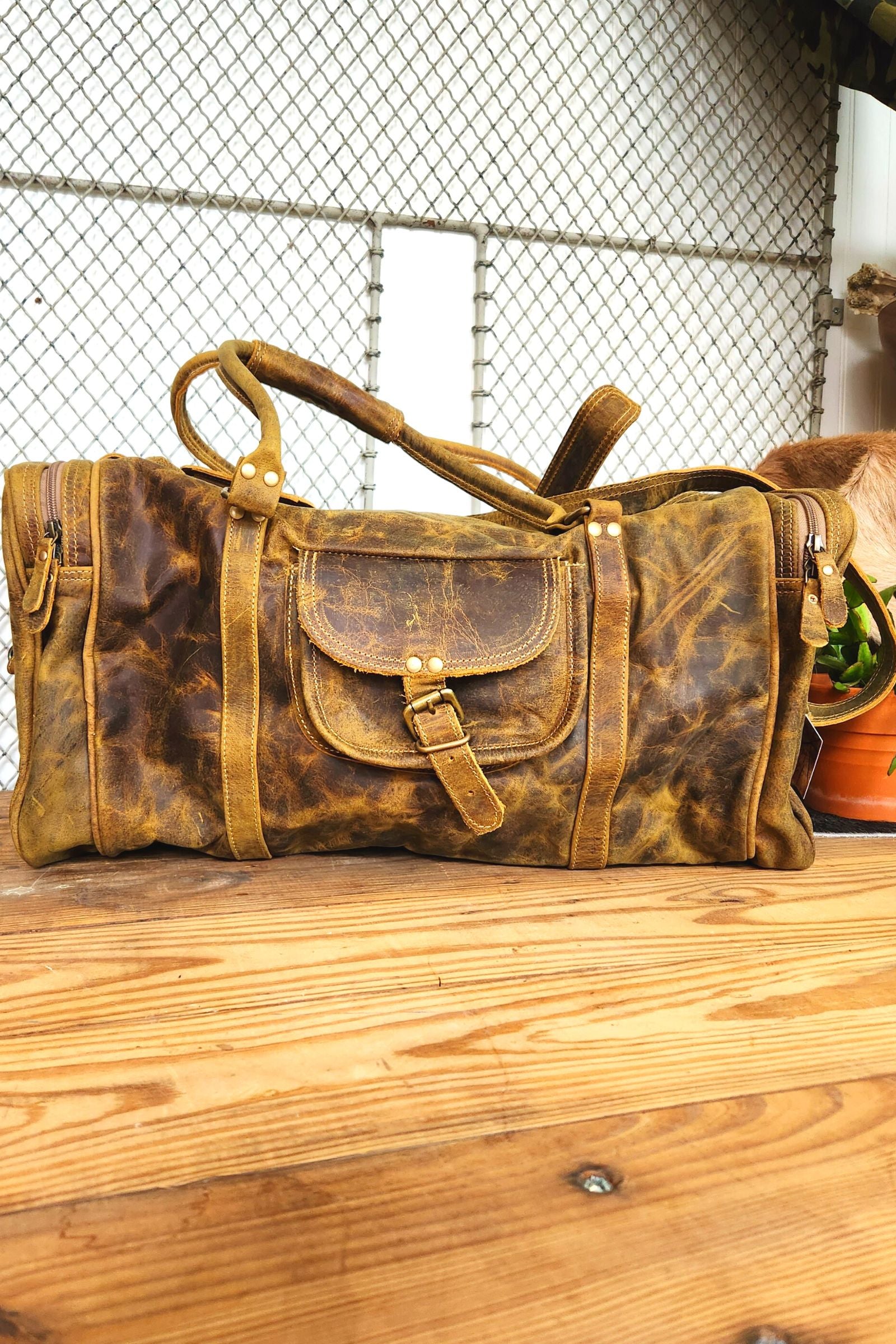 Soulful Traveler Leather Bag