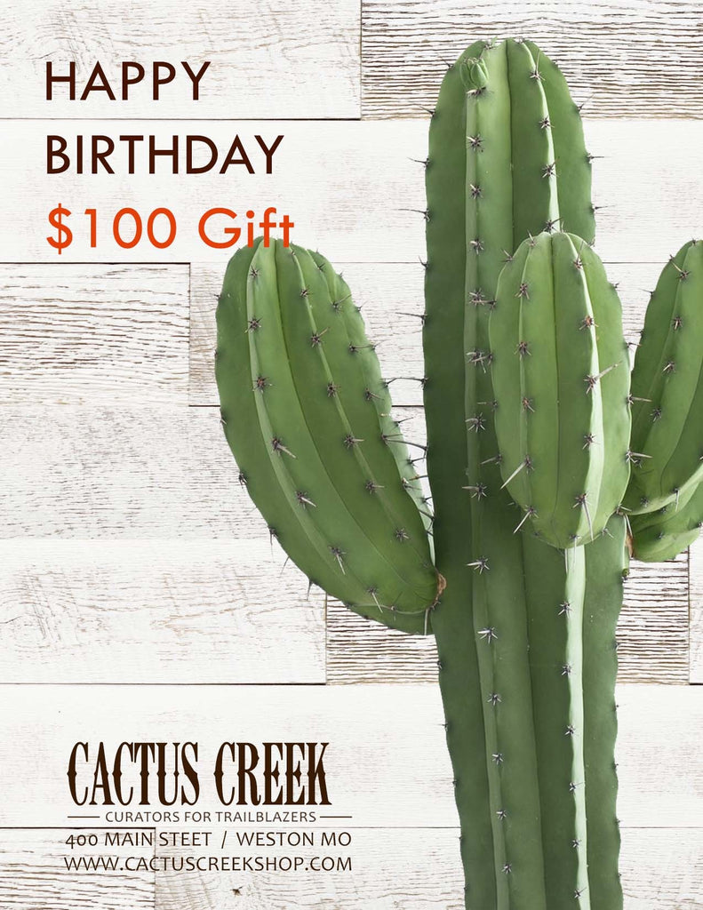 $100 Birthday Gift Card