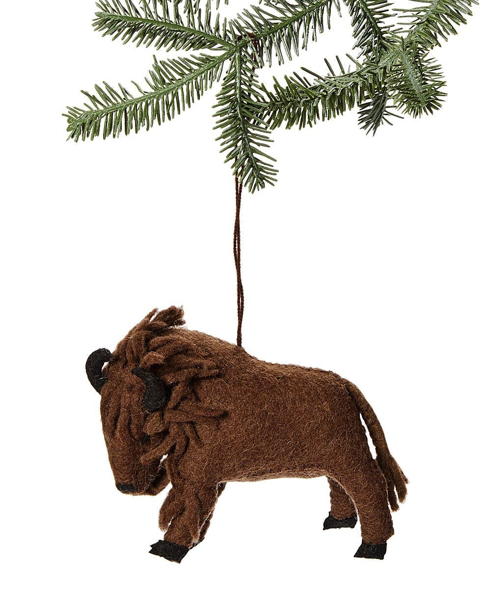 Buffalo Felt Ornament