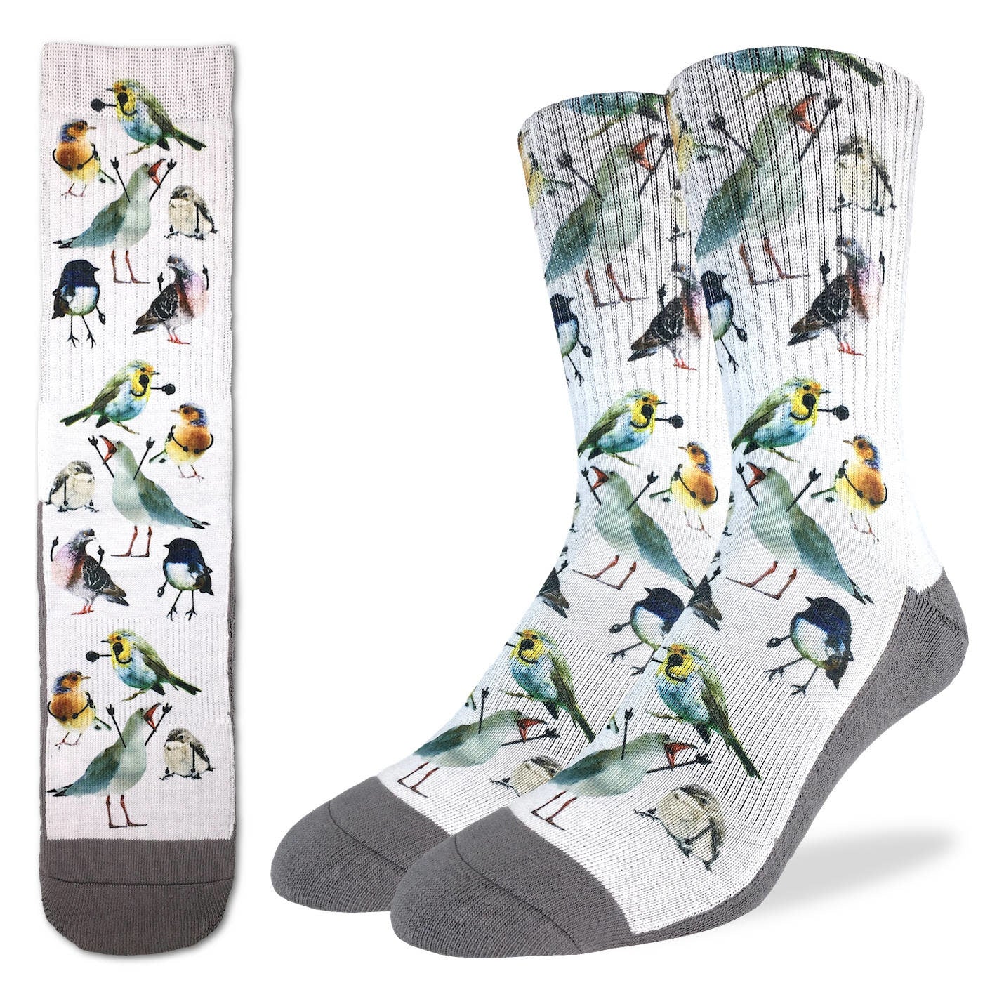 Excited Birds Men's Crew Socks