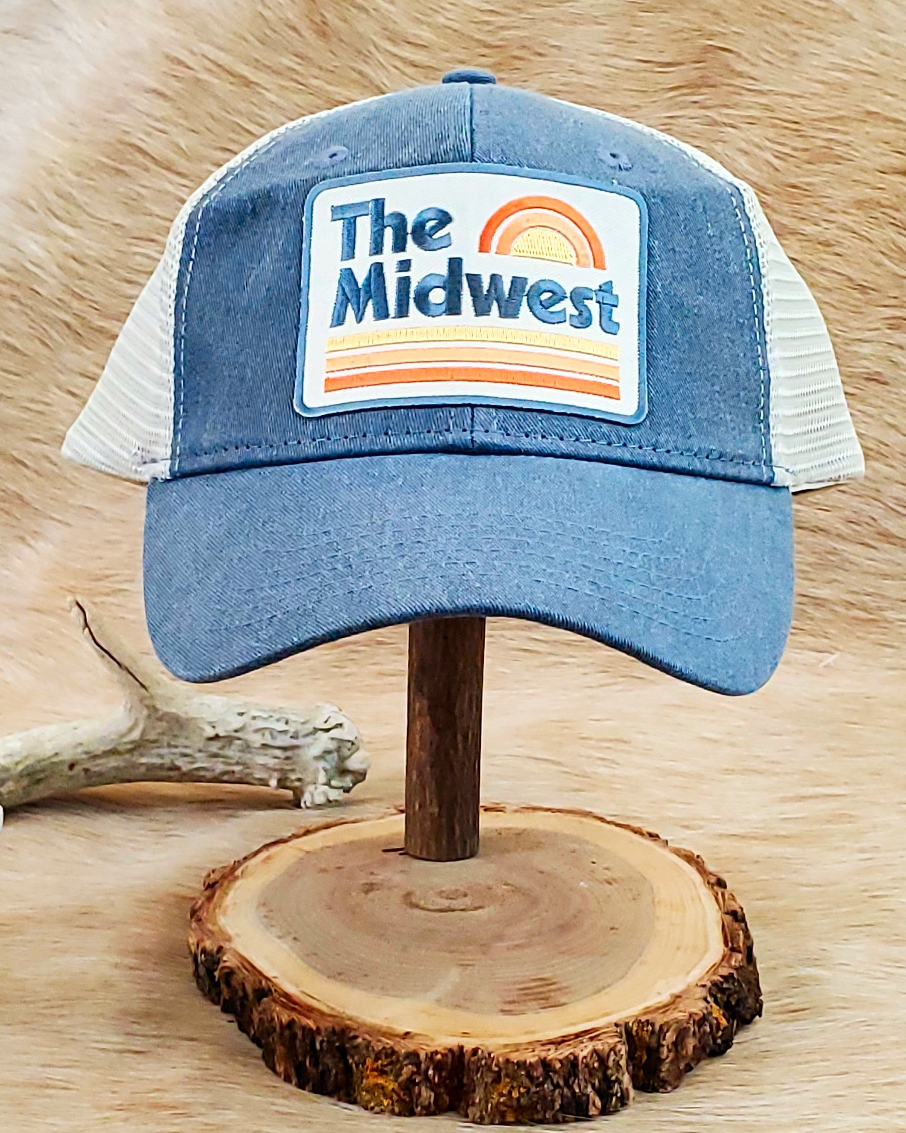 Midwest Vintage Navy Chambray SnapBack Hat