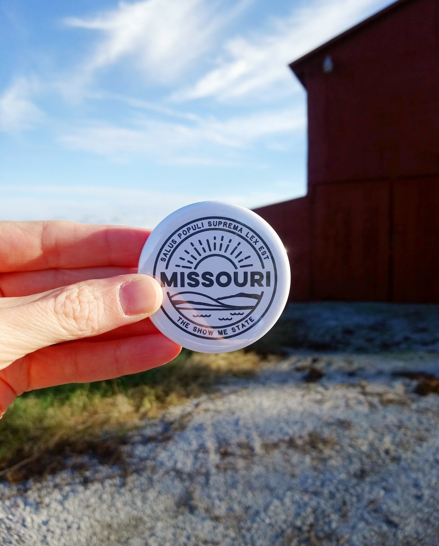 Missouri Seal White Magnet