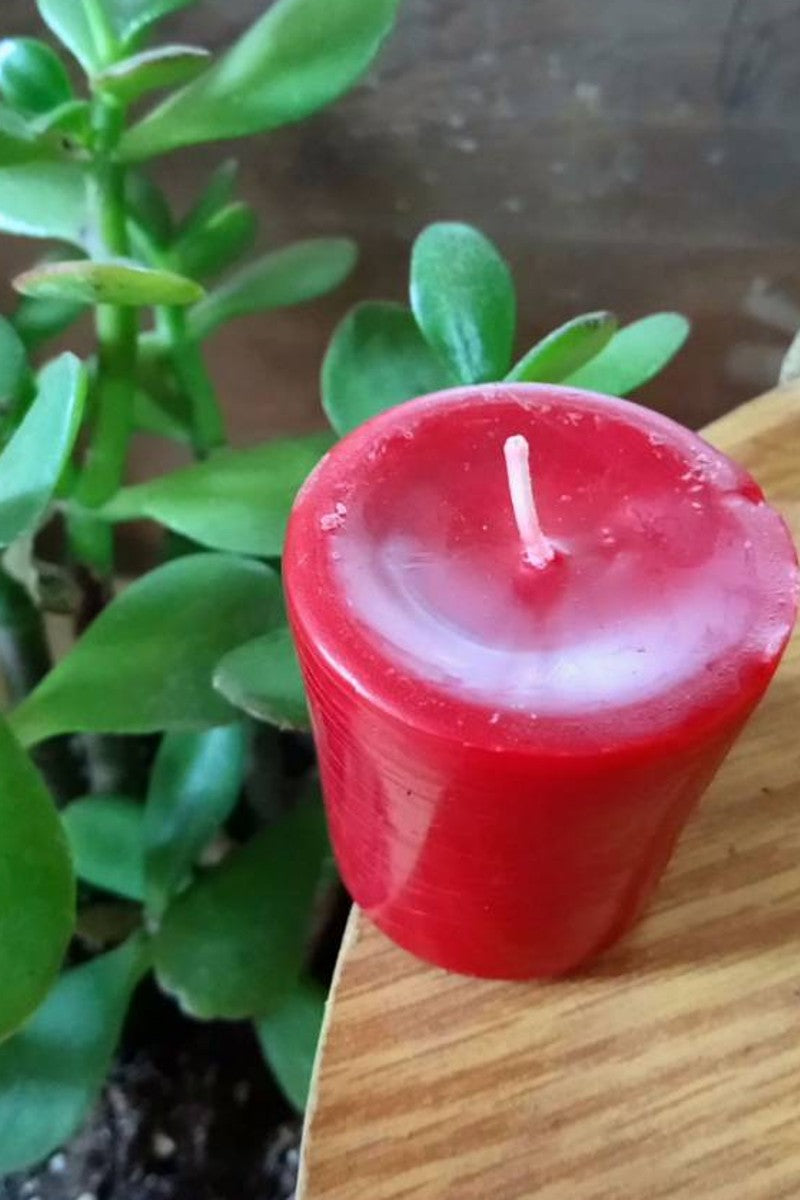 Succulent Rose Votive Candle