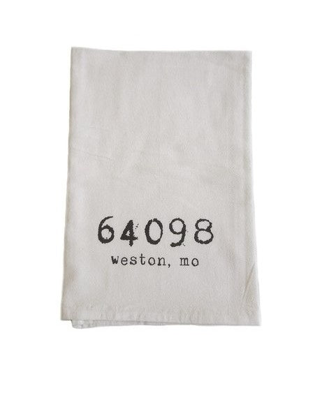 Weston, MO 64098 Tea Towel