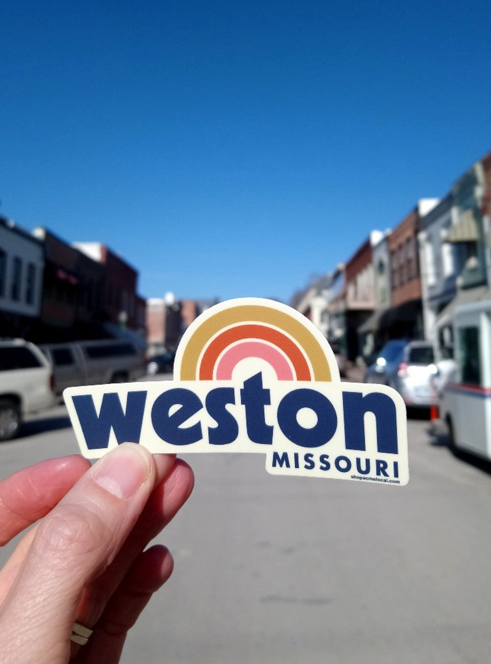 Weston, MO Rainbow Sticker